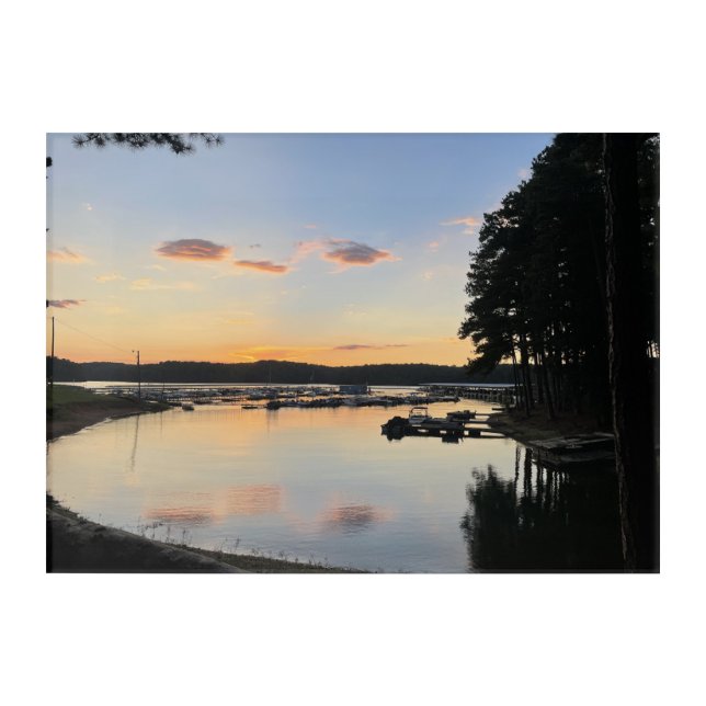 Victoria Harbour Marina - Woodstock, Georgia Acrylic Print (Front)