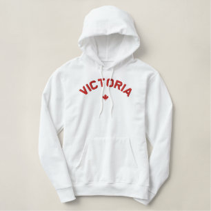 Victoria Hoodie - Red Canada Maple Leaf