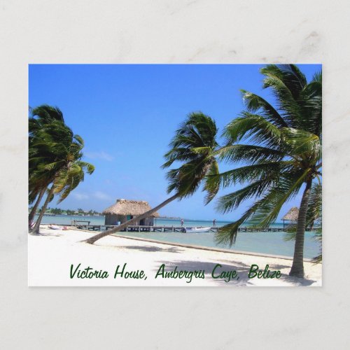 Victoria House Ambergris Caye Belize Postcard