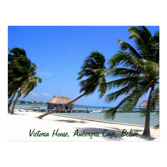 Victoria House Ambergris Caye Belize Postcard