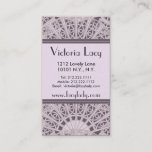 Victoria Lacy Elegant Pink - Business Card