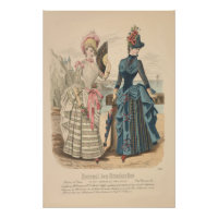 Victoria Ladies at the Sea French Vintage Ad