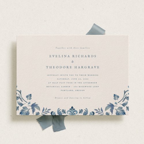 Victoria Landscape Wedding Invitation