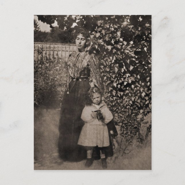 Victoria Melita of Hessen with Elizabeth #008D Postcard (Front)