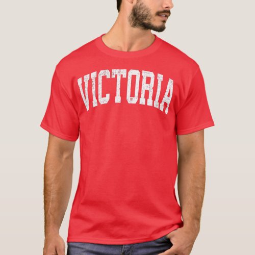 Victoria Minnesota MN Vintage Athletic Sports Desi T_Shirt