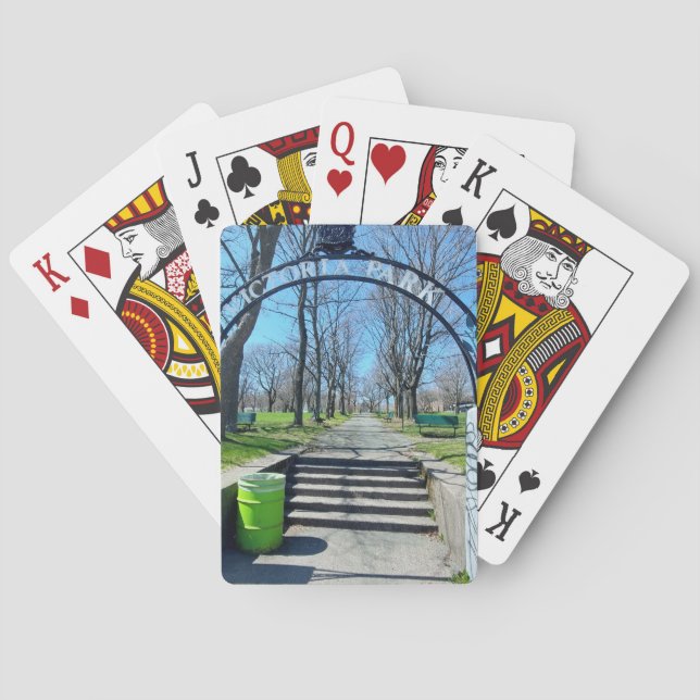 Victoria Park  Poker Cards (Back)