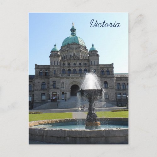 Victoria Parliament Building Postcard