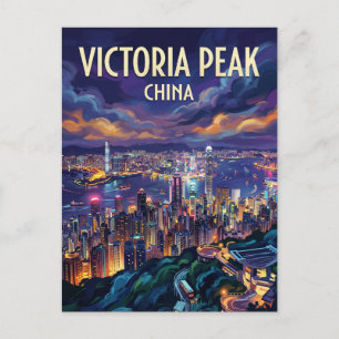 Victoria Peak China Postcard