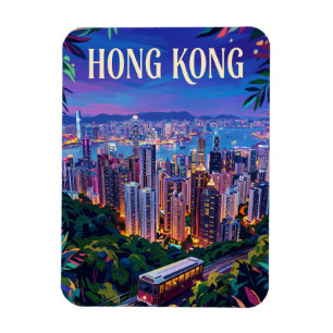 Victoria Peak Hong Kong Magnet