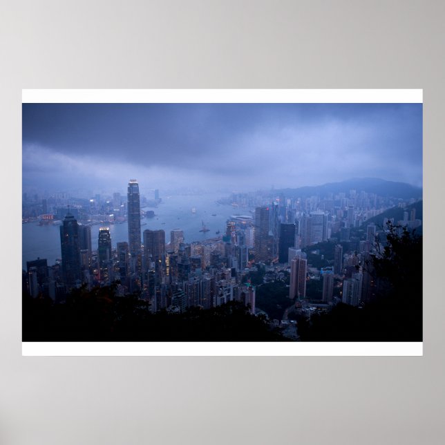 Victoria Peak, Hong Kong. Poster (Front)