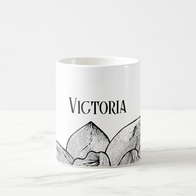 Victoria Personalised Magic Color Morphing Mug (Center)
