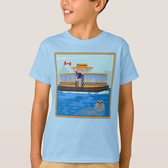 Victoria Pickle Boat ride T-Shirt (Front)