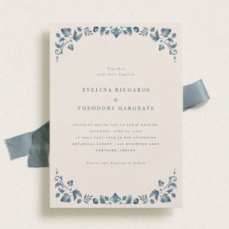 Victoria Portrait Wedding Invitation
