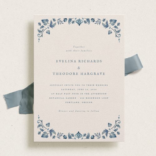 Victoria Portrait Wedding Invitation