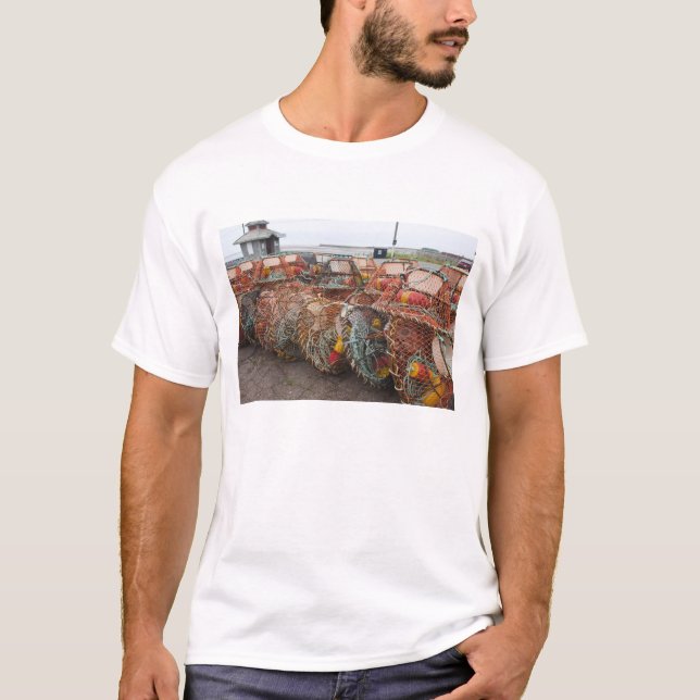 Victoria, Prince Edward Island. Crab pots T-Shirt (Front)