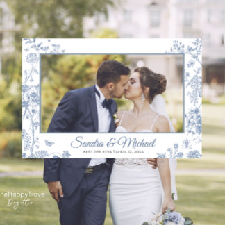 VICTORIA Regency Blue Photo Frame Prop Foam Board