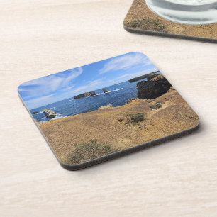 Victoria’s Bay of Islands Coastal Panorama Beverage Coaster