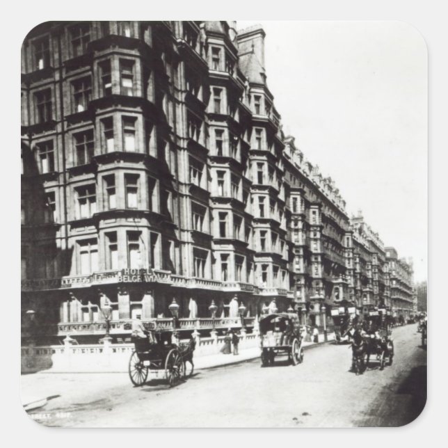 Victoria Street, London c.1900 Square Sticker (Front)