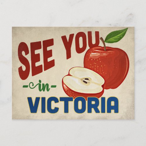 Victoria Texas Apple _ Vintage Travel Postcard