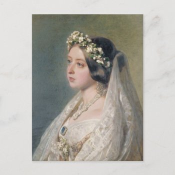 Victoria The Bride Postcard by InthePast at Zazzle