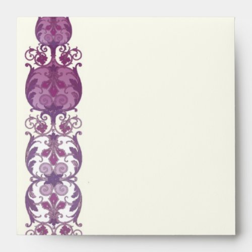 Victoria Wedding Invitation Matching Envelope