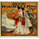 Victorian 1905 Good Housekeeping Mag Photo Sculptu Cutout<br><div class="desc">Victorian 1905 Illustration on a cover of the magazine Good Housekeeping.</div>