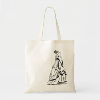 Victorian 3D Masquerade Tote Bag