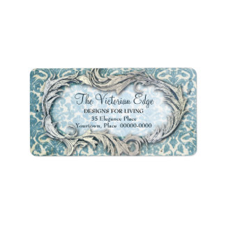 Victorian Aesthetic Damask Address Labels