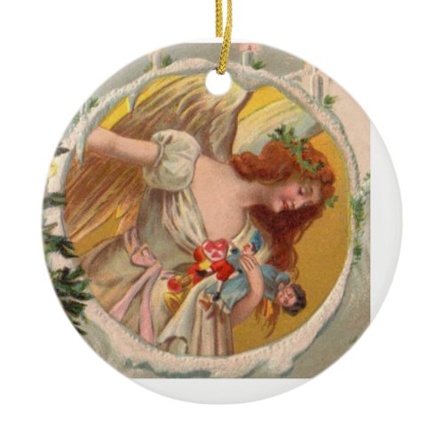 Victorian Angel Christmas Ornament