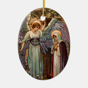 Victorian Angel Christmas Ornaments