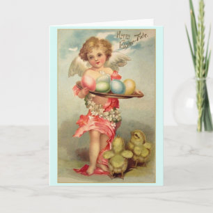 Victorian Angel Easter Greeting Card