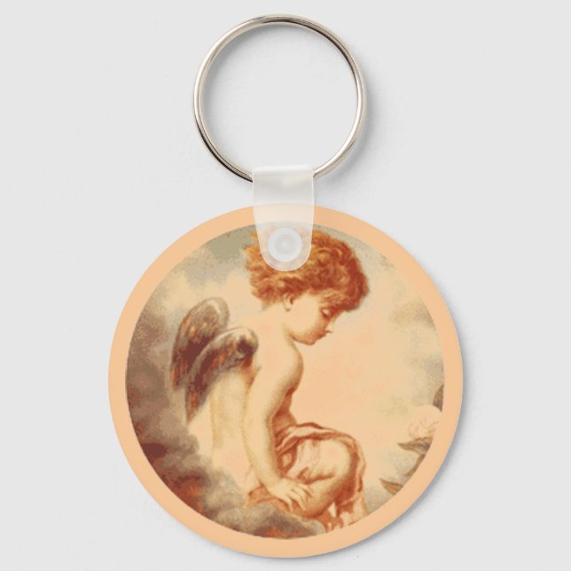 Victorian Angel Keychain (Front)