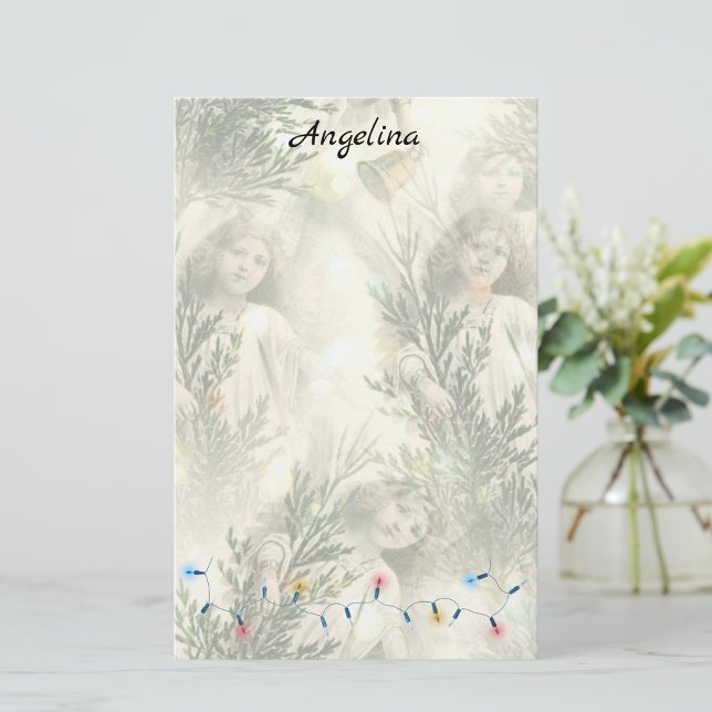 Victorian Angel Stationery (Creator Uploaded)