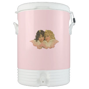 Victorian Angels Blush Pink Beverage Cooler
