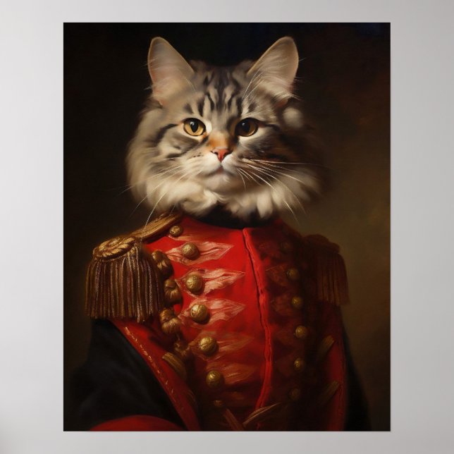 Victorian Animal Portrait, Dressed Animal Print (Front)