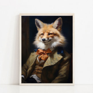 Victorian Animal Portrait, Dressed Animal Print