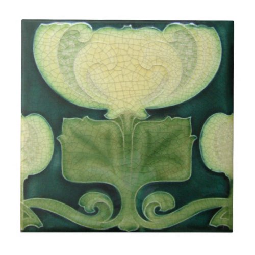 Victorian_antique_look_tile_green_white Ceramic Tile