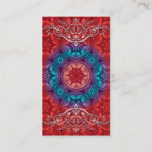 Customizable Victorian Arabesque, GLORIOSA Business Card Template