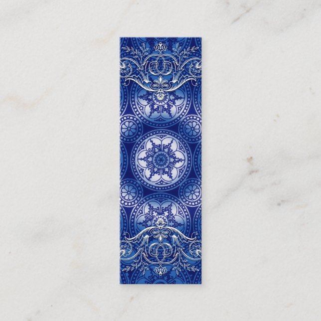 Victorian Arabesque, GLORIOSA Mini Business Card (Front)