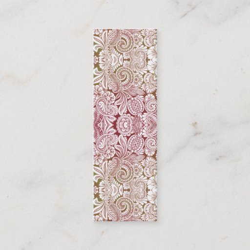 Customizable Victorian Arabesque, HALYDON - Cream &amp; Brown Business Cards