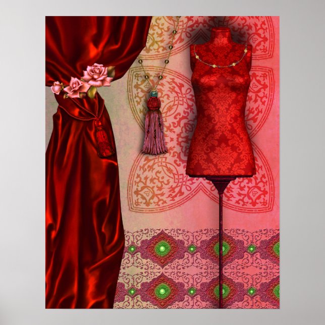 Victorian Arabesque, OPHELIA - Gothique Poster (Front)