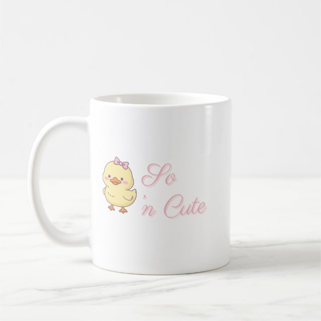 Victorian Baby Girl Print with 1980s 19th Century  Coffee Mug (Left)
