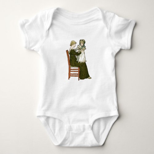 Victorian Baby Greenaway Mother Baby Bodysuit