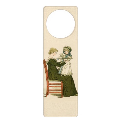 Victorian Baby Greenaway Mother Door Hanger