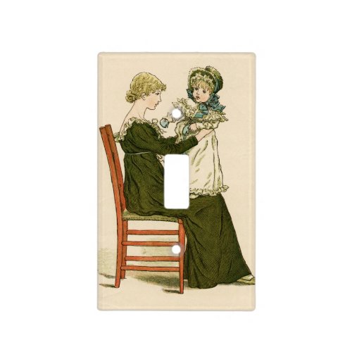 Victorian Baby Greenaway Mother Light Switch Cover