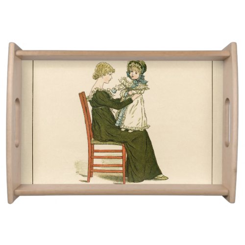 Victorian Baby Greenaway Mother Serving Tray