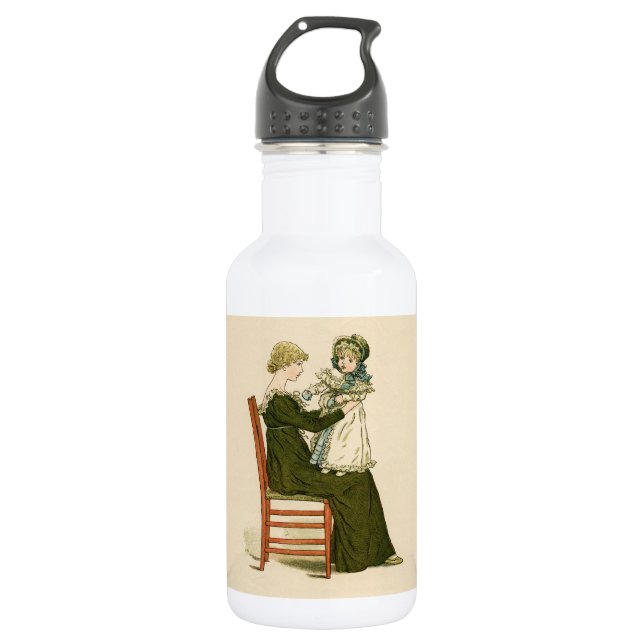 Victorian Baby Greenaway Mother Water Bottle (Front)