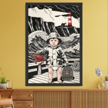 Victorian Baby - Humorous Baby Sea Fisherman