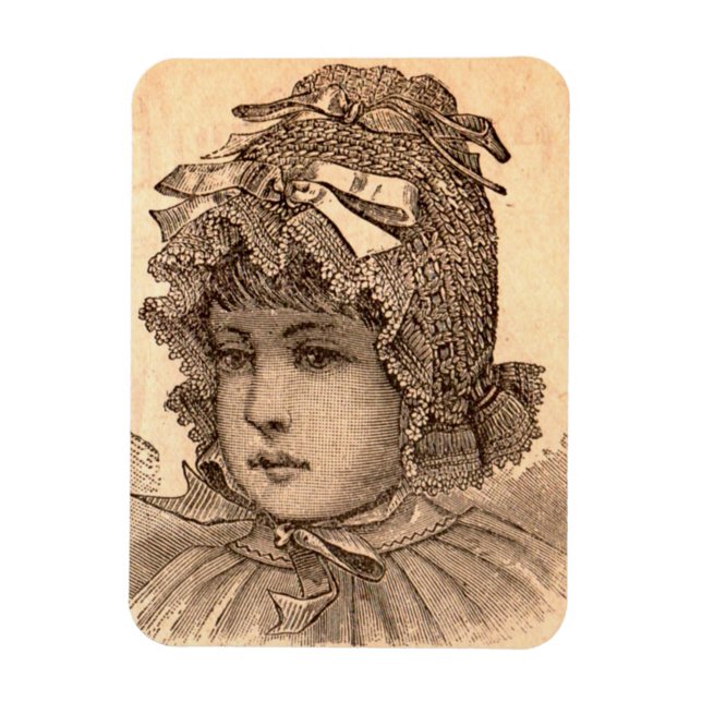 Victorian baby magnet (Vertical)