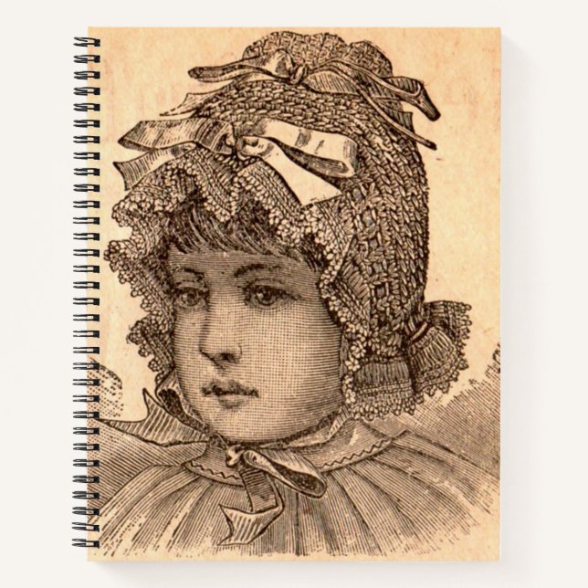 Victorian baby print notebook (Front)